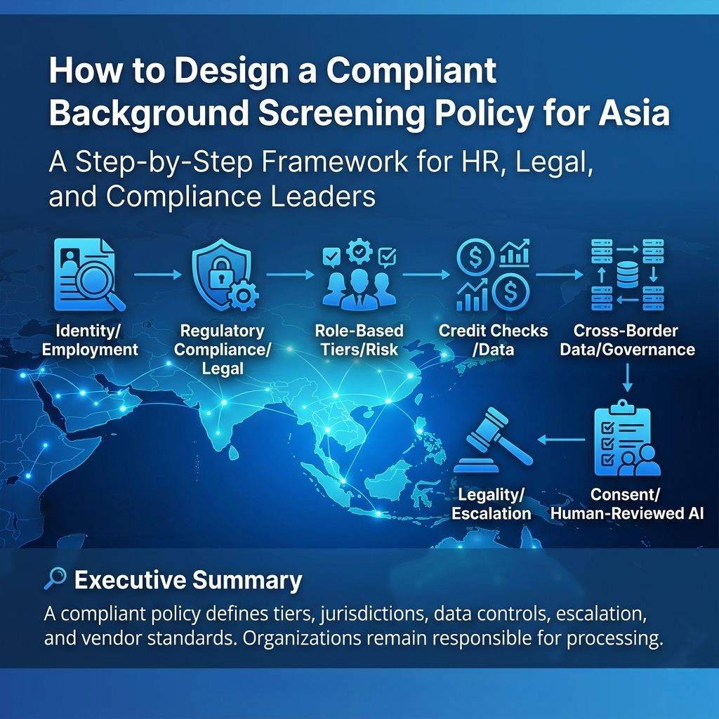 How to Design a Compliant Background Screening Policy for Asia
