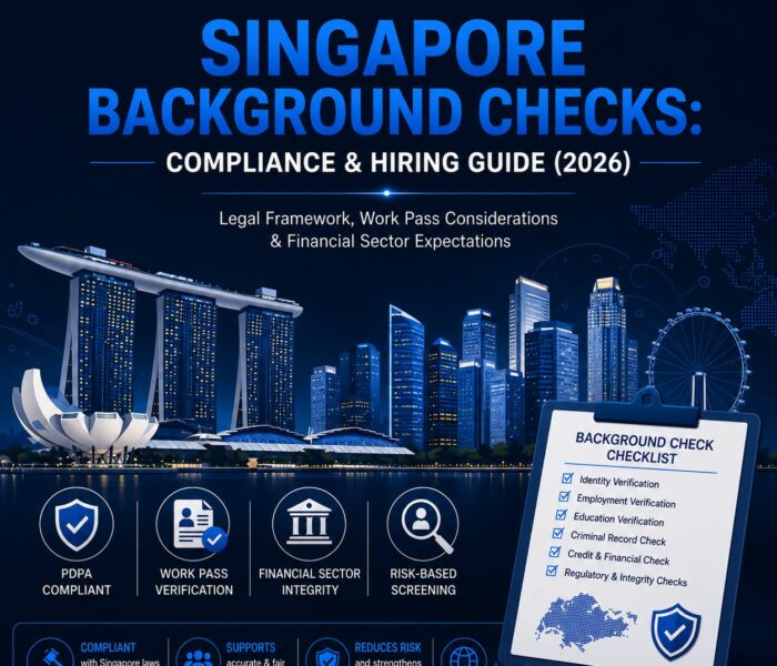 Singapore background check and Compliance 2026