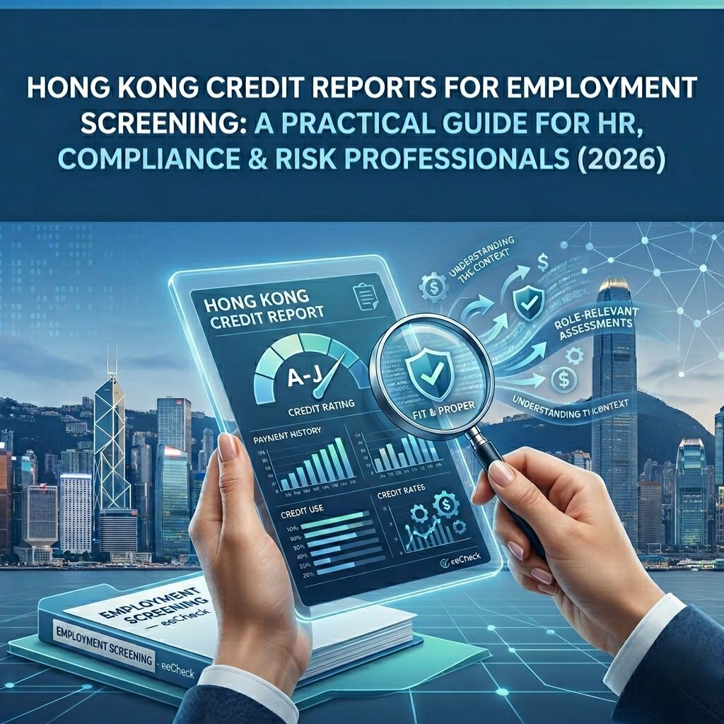 Hong Kong Credit Reports for Employment Screening: A Practical Guide for HR, Compliance & Risk Professionals (2026)