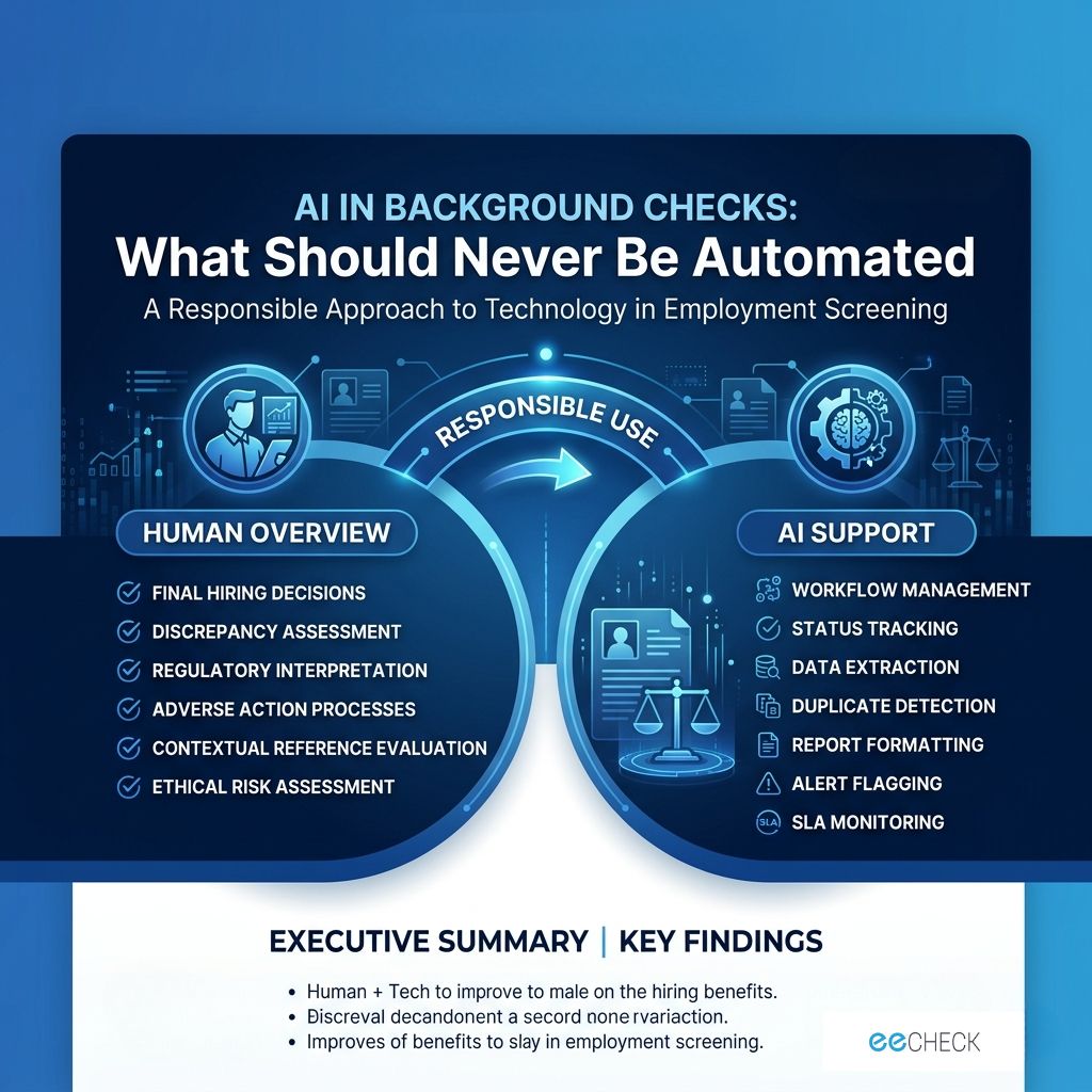 AI in Background Checks What Should Never Be Automated